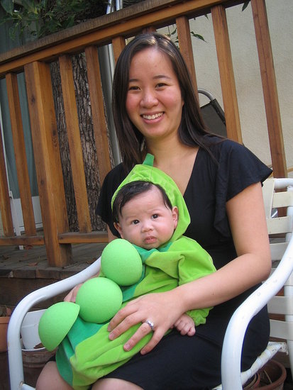 Jack and his mommy are two peas in a pod. Jack and his mommy are two peas in a pod.